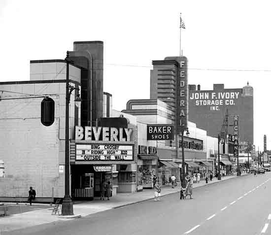 Beverly Theatre - Old Photo From Detroit Yes (newer photo)